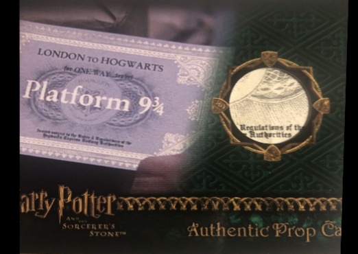 Platform 9-34 Ticket - Front