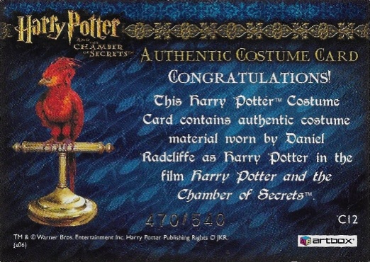 C12 - Harry Potter's Red Wool Jumper - Back