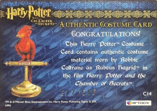 C14 - Rubeus Hagrid's Shirt - Back