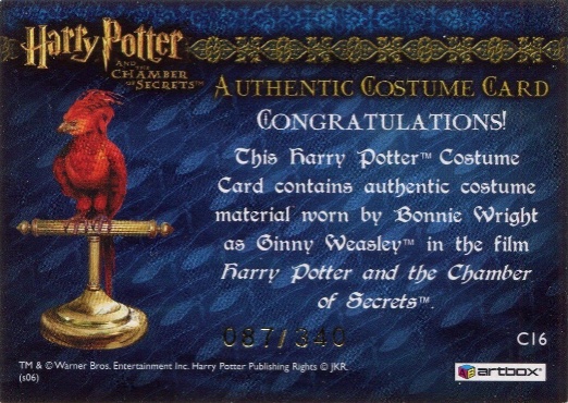 C16 - Ginny Weasley's Pink Pajamas - Back