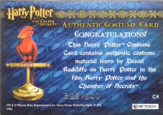 C4 - Harry Potter's Striped Shirt - Back