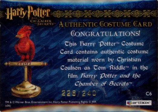 C6 - Tom Riddle's Jumper - Back