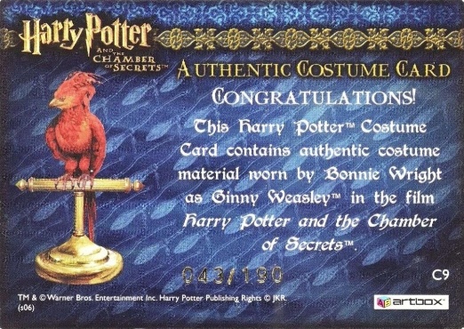 C9 - Ginny Weasley's Grey Sweater - Back
