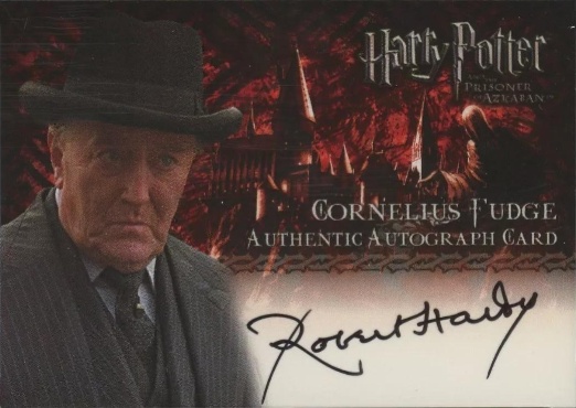 Robert Hardy as Cornelius Fudge - Front
