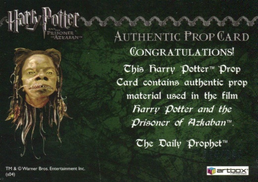The Daily Prophet - Back