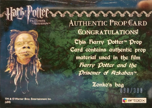 Zonko's Bag - Back