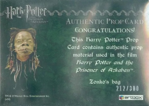 Zonko's Bag - Back