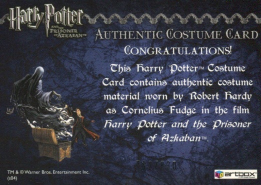 Cornelius Fudge's Coat - Back