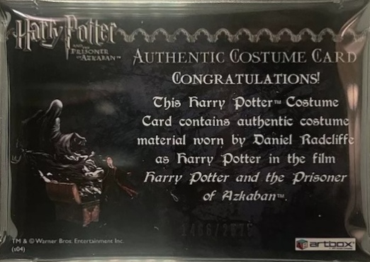 Harry Potter's School Cloak - Back