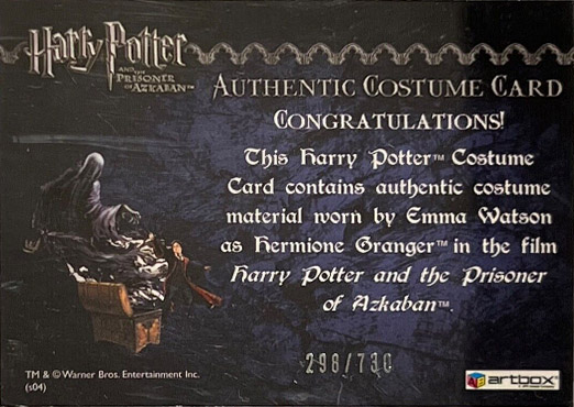 Hermione's Wooly Sweater and Scarf - Back