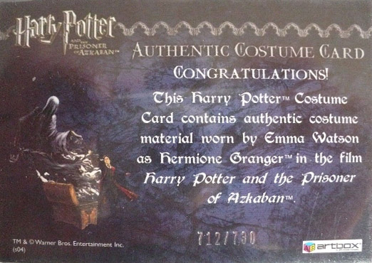 Hermione's Wooly Sweater and Scarf - Back