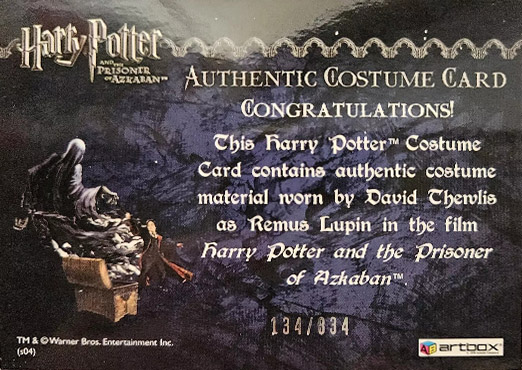 Remus Lupin's Shirt - Back