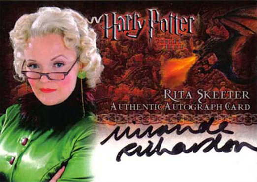 Miranda Richardson as Rita Skeeter - Front