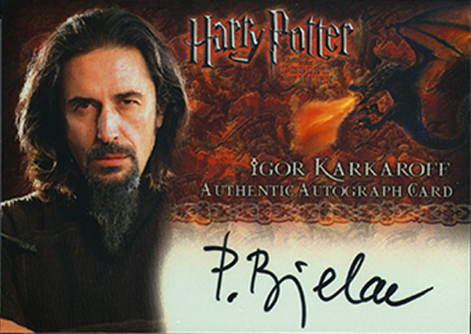 Predrag Bjelac as Igor Karkaroff - Front