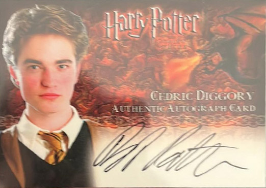 Robert Pattinson as Cedric Diggory - Front