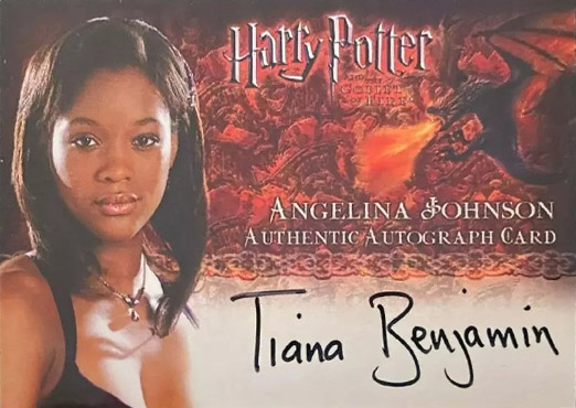 Tiana Benjamin as Angelina Johnson - Front