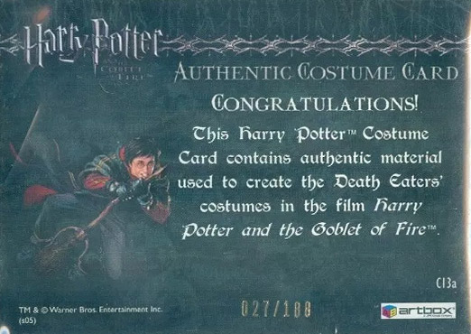C13a - Death Eater Robes - Back