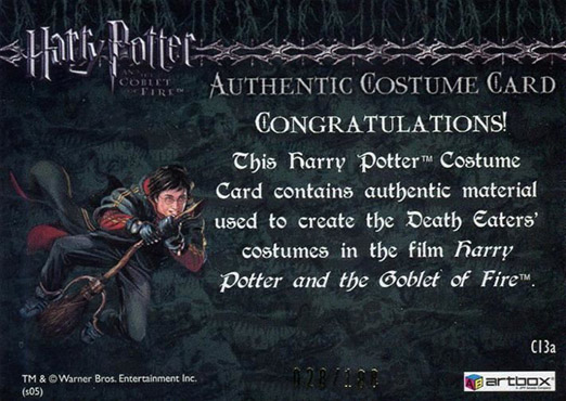 C13a - Death Eater Robes - Back