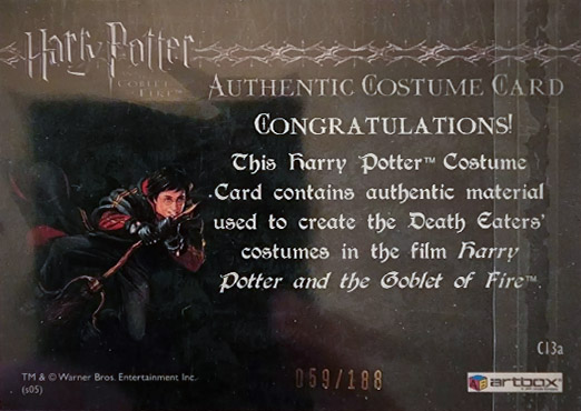 C13a - Death Eater Robes - Back