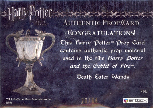 P14a - Death Eater Wand - Back