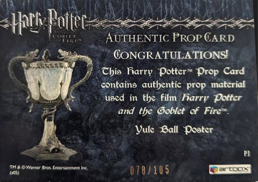 P3 - Yule Ball Poster - Back