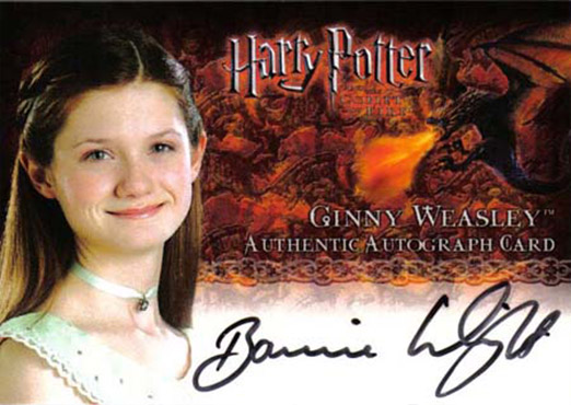 Bonnie Wright as Ginny Weasley - Front