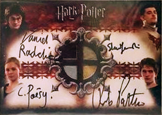 Daniel Radcliffe Robert Pattinson Stanislav Ianevski Clemence Poesy - Front