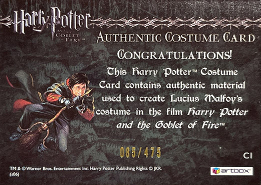C1 - Lucius Malfoy's Robe - Back