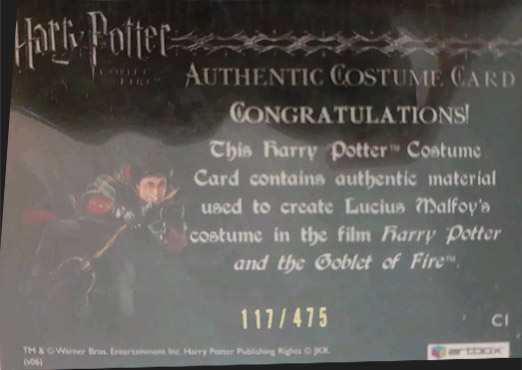 C1 - Lucius Malfoy's Robe - Back