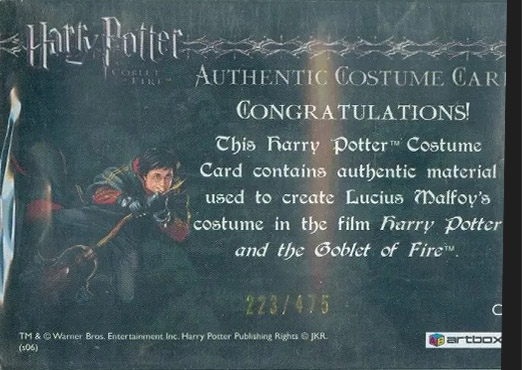C1 - Lucius Malfoy's Robe - Back
