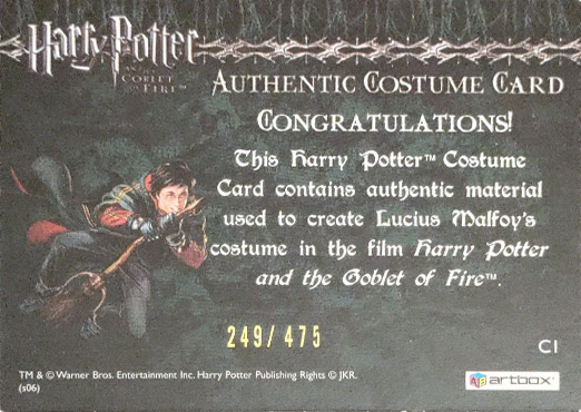 C1 - Lucius Malfoy's Robe - Back