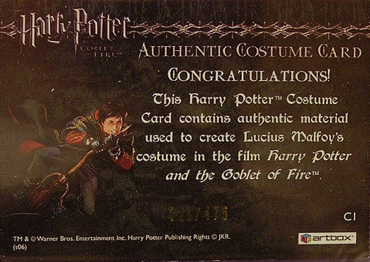 C1 - Lucius Malfoy's Robe - Back