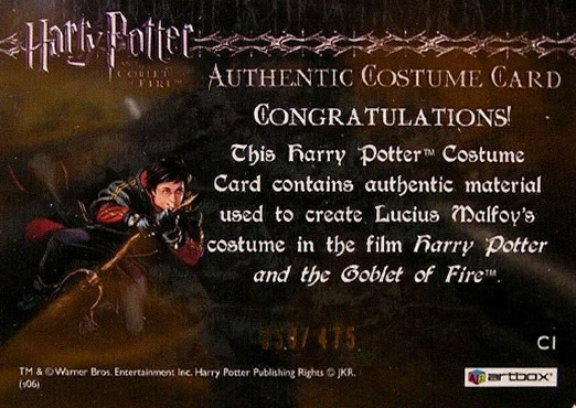 C1 - Lucius Malfoy's Robe - Back