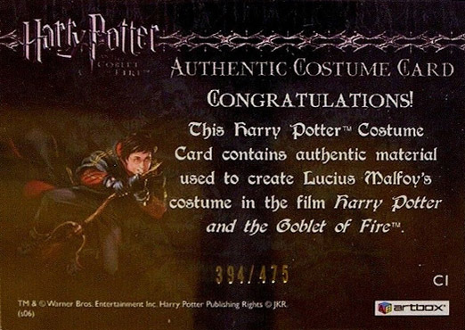 C1 - Lucius Malfoy's Robe - Back