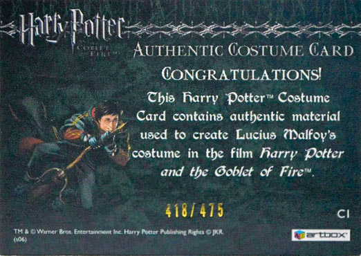 C1 - Lucius Malfoy's Robe - Back