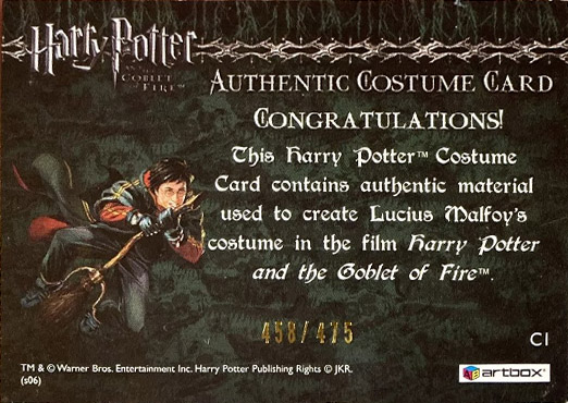 C1 - Lucius Malfoy's Robe - Back