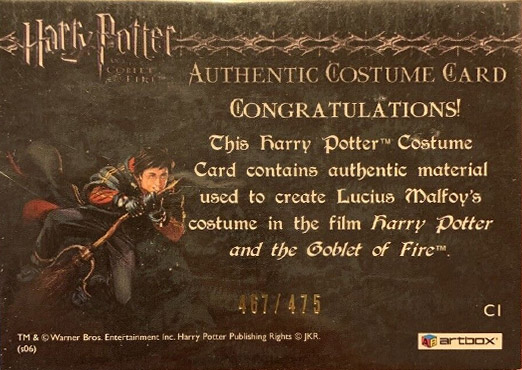 C1 - Lucius Malfoy's Robe - Back