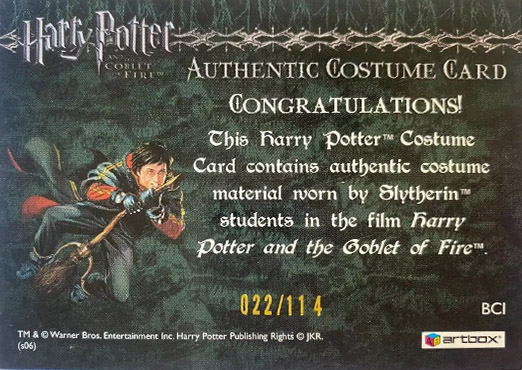 BCi - Slytherin Students Ties - Back