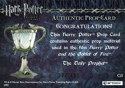 Ci3 - Daily Prophet - Back