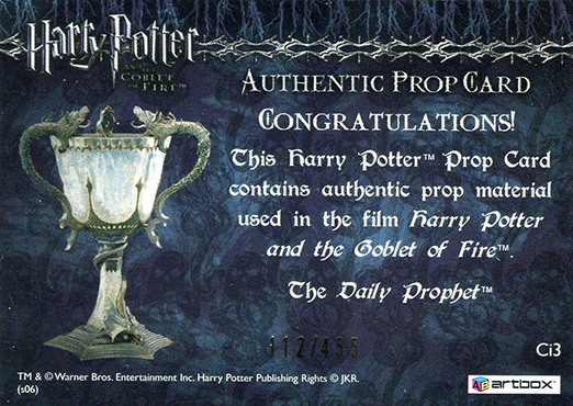 Ci3 - Daily Prophet - Back