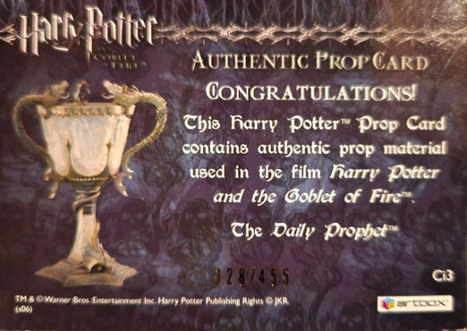 Ci3 - Daily Prophet - Back