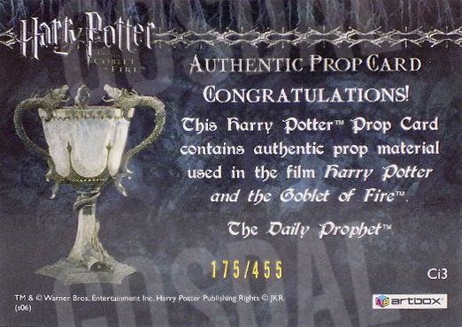 Ci3 - Daily Prophet - Back