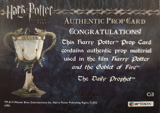 Ci3 - Daily Prophet - Back