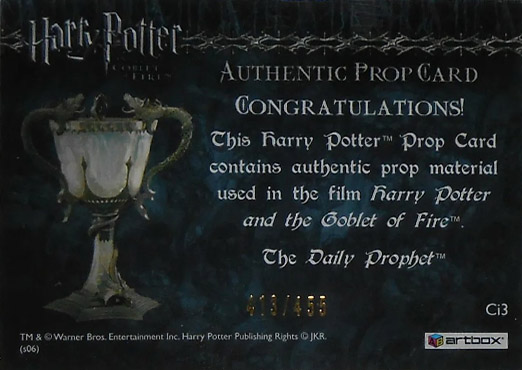 Ci3 - Daily Prophet - Back