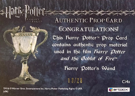 Ci4a - Harry Potter's Wand - Back