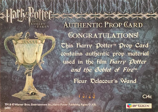 Ci4c - Fleur Delacour's Wand - Back