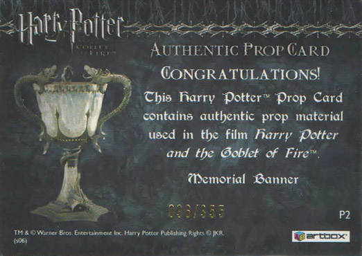 P2 - Memorial Banner - Back