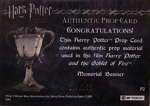 P2 - Memorial Banner - Back
