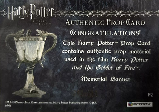 P2 - Memorial Banner - Back