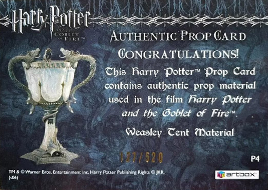 P4 - Weasley Tent Material - Back